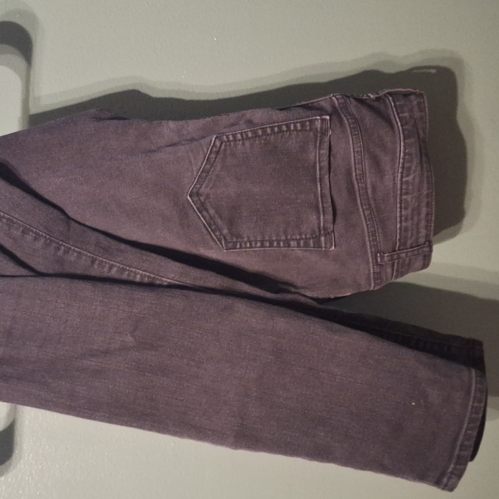 Dark Gray Denim Jeans